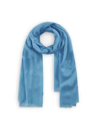Softer Schal aus feinem Bambus blau - Gr. - 100