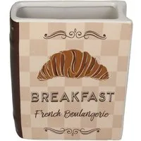 Kersten BV Dekovase Vase Buch, Dolomite - Breakfast Croissant (1 St)