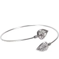 Guru-Shop Armreif Silber Swirl, Arm Manschette, Oberarmband..