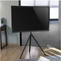 pro.tec TV-Ständer, (bis 65 Zoll, »Valle« max. 65 Zoll Metall 137 x 85,5 x 46,5 cm Schwarz)