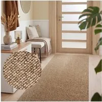 ELLE DECORATION Teppich Rocco, rechteckig, Höhe: 10 mm, Läufer, waschbar, Wohnzimmer, Esszimmer, Woll-Optik