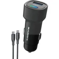 COFI 1453 Schnelles Autoladegerät Ultra-Schnellladung für unterwegs mit Kabel 1m Smartphone-Ladegerät