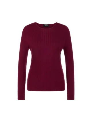 Marc Cain Sports - Rippstrick Pullover Rethink Together rhododendron - Gr. - 40