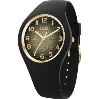 Ice Watch Ice Champagne - Black Gold Shades Schwarz Damen Armbanduhr 025258 -