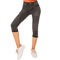 Nina Carter Caprihose Capri Jeans Stretch Skinny 3/4 Kurze Weich (1-tlg) P 132