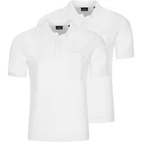RAGMAN Poloshirt 2er Pack Basic (Spar-Set, 2-tlg) Poloshirt - Baumwolle - Atmungsaktiv - Klassischer Look