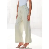 LASCANA Palazzohose mit weitem Bein aus weicher und leichter Webware Sommerhose im Business-Look, elegante Anzughose mit Taschen