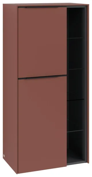 Villeroy & Boch Mittelschrank Subway 3.0 C59801 574x1200x362mm 2 Türen A:li Wine Red C59801AH