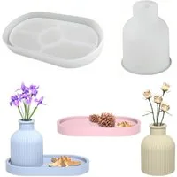 CLTYQ Modellierwerkzeug DIY Vases Resin Formen,Vase Gießformen,Blumenvase Silikonformen, Zur Herstellung von Vasen, geeignet für Neujahrs- und Osterdekoration.