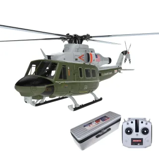 Goosky Grey+Green Legend E2 GPS 2.4G 6CH UH-1Y TOF Altitude Hold Dual Brushless Direct Drive Motor 1:35 Scale RC Helicop