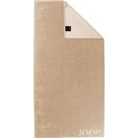 JOOP! Handtuch JOOP! Handtuchserie Classic Doubleface 1600-30 sand, 100% Baumwolle