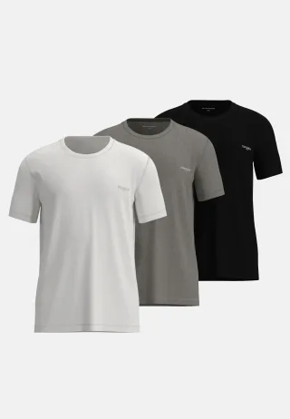 TOM TAILOR BODYWEAR - Shirts Männlich schwarz-mittel-melange - Gr. - 7