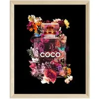 JUSTGOODMOOD Poster Premium ® Coco Chanel Poster · Parfüm Flacon · ohne Rahmen, Poster in verschiedenen Größen verfügbar