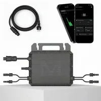 SUNNIVA Wechselrichter MARSTEK 800 W MST-MI0800, (2× MPPT, IP67 wetterfest, WiFi & App-Überwachung, Plug-&-Play Balkonkraftwerk Inverter)