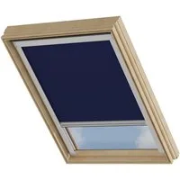 Dachfensterrollo Verdunklungsrollo Dunkelblau - Verdunklung - Kompatibel mit VELUX MK06, Cocoon Home, verdunkelnd, Thermobeschichtet, Einfache Montage, 100% Verdunkelnd, Stufenlos