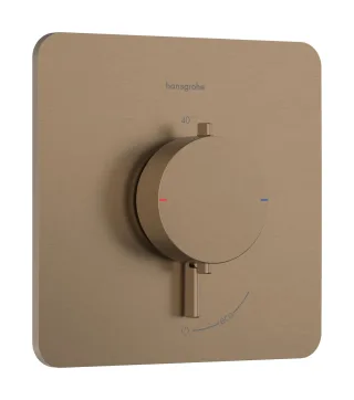 Hansgrohe Thermostat Unterputz Ecostat Comfort Q Fertigset 1 Verbraucher brushed bronze , 33712140 33712140
