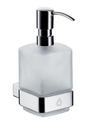 emco loft Desinfektionsspender Glasteile satiniert, Metallpumpe, chrom,052100106 052100106