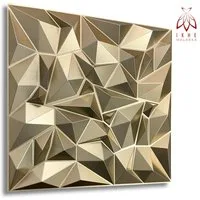 IKHEMalarka 3D Wandpaneel 3D Paneele PVC Kunststoffpaneele, BxL: 50,00x50,00 cm, 0,25 qm, (1 Stück, 3D Wandpaneele Deckenpaneele) hochwertige & harte PVC 3D Platten Wand & Decke