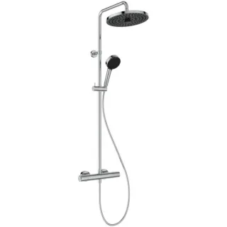 Ideal Standard Ceratherm T 25+ Eco Duschsystem A7212AA mit Brausethermostat, Handbrause, chrom