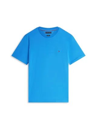 Tommy Hilfiger - T-Shirt mit Rundhalsausschnitt blau - Gr. - XXL