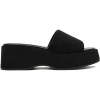 DeeZee Deezee Damen Flip-Flops Schwarz DeeZee-CEO-HY7676-8 Schwarz Badepantolette