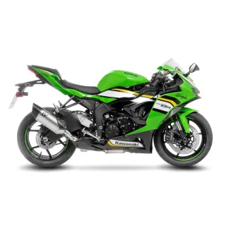 LeoVince Sportauspuff LV-14 R Edelstahl Kawasaki ZX-6R Ninja Bj.2019-2020 EURO4 /eintragungsfrei+ABE