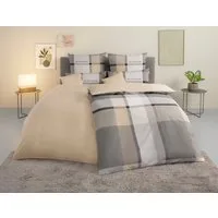 TOM TAILOR HOME Bettwäsche Lenny, Renforcé, 3 teilig, mit GRATIS-Zugabe: Kissenhülle 1tlg., in Biber und Renforcé erhältlich