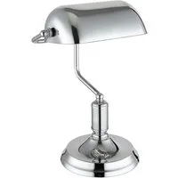 OTTO home Tischleuchte Ellvi, Ein-/Ausschalter, ohne Leuchtmittel, Wippschalter am Kabel, Bankerlampe, Vintage