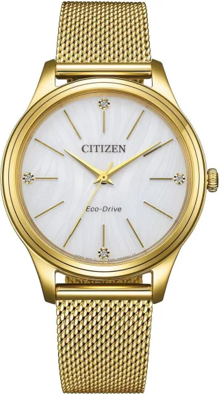 Citizen Gold Damen Armbanduhr EM1222-87A