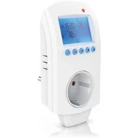 BEARWARE Steckdosen-Thermostat WLAN Steckdosenthermostat, WiFi Smart Life, für Heizgeräte, 5°-35°, max. 3680 W, 1-St., TUYA App-Steuerung, Timer, für Infrarotheizung und Klimagerät