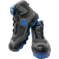 Engelbert Strauss S3 Sicherheitsschuhe e.s. Kastra II mid Farbe titan/enzianblau Sicherheitsschuh Spezialdrehverschluß