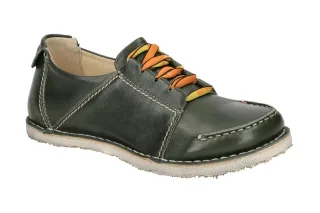 Eject 9405/1.028 SONY3DEAL Damen Halbschuhe Gr?n Echtleder Gummisohle