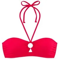 s.Oliver Bandeau-Bikini-Top Beverly, mit kontrastfarbigem Zierring