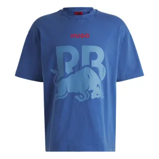 Hugo - "RB F1 Racing" T-Shirt für Herren/Damen Unisex, Übergroß (Mittelblau)