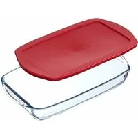 Pasabahce Auflaufform Borcam Bake&Keep 33,6 x19cm, 1,95L, Glas, (2-St), Ofen-, mikrowellen-, gefrier- und spülmaschinengeeignet