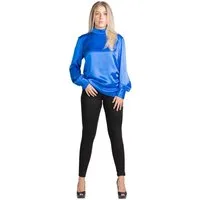 Posh Gear Seidenbluse Damen Bluse Satinoseta aus 100% Seide