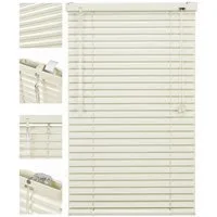 Sekey Jalousie Aluminium-Jalousie Klemmfix ohne Bohren für fenster Sichtschutz, freihängend, freihängend, 25mm Alu-Lamellen, Klemmfix ohne Bohren, inkl. Zubehör