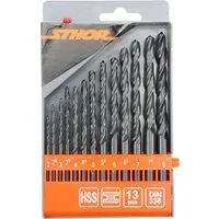 TRIZERATOP Metallbohrer HSS Metallbohrer SET 2,0 - 8,0mm, 13 Stück, (HSS Metallbohrer SET 2,0 - 8,0mm, 13 Stück, HSS Metallbohrer SET 2,0 - 8,0mm, 13 Stück)