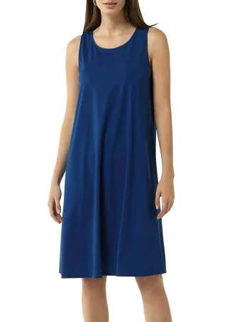 comma - Kleid blau - Gr. - 36