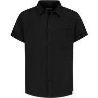 SUBLEVEL Kurzarmhemd Gerade Passform Kurzarm Knopfverschluss Struktur Casual (1-tlg) H70032M11154C_Shirts