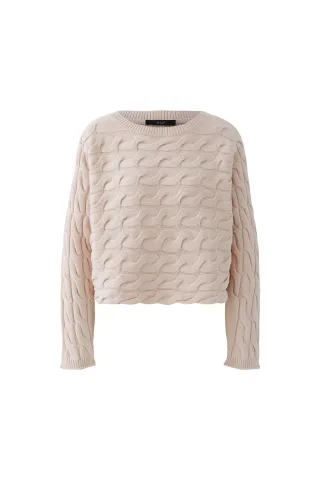 Oui - SIRAH Pullover sepia rose - Gr. - 40