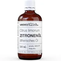 wesentlich. Duftöl Zitronenöl 100ml - ätherisches Öl, 100% naturrein
