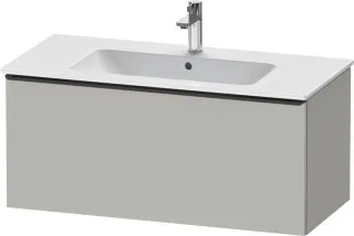 Duravit D-Neo Waschtischunterbau wandhängend Betongrau Matt 1010x462x440 mm - DE42630BD070000 DE42630BD070000