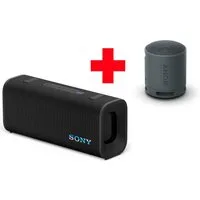 Sony ULT FIELD 3 + SRS-XB100 Bluetooth-Lautsprecher Stereo (A2DP Bluetooth, Bluetooth, HFP, AVRCP Bluetooth, 30 W, 2er Set - ULT POWER SOUND, 24h-Akku, IP67, wasser- & staubdicht)