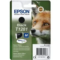 Epson Epson Druckerpatrone Tinte T1281 BK black, schwarz Tintenpatrone