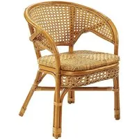 Kobolo Rattanstuhl Stuhl Sessel -NIMES- mit Wiener Geflecht (aus Rattan)