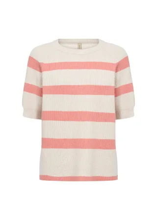 Soyaconcept - SC-KANITA STRIPE 19 c peach pink melange comb - Gr. - XL