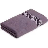 Möve for frottana Handtuch Shadow, Walkfrottier (1-St), mit Borkenbordüre