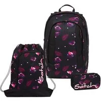 Satch Schulrucksack Air (3tlg., inkl. Schlamperbox und Sportbeutel)