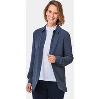 GOLDNER Outdoorjacke Leichte Blusenjacke in pflegeleichter Qualität
